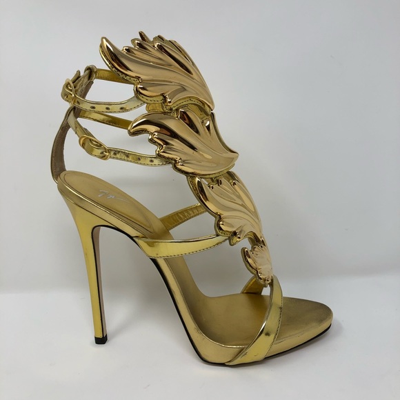 SOLD Giuseppe Zanotti Coline Wings Leather Sandal - Picture 5 of 8